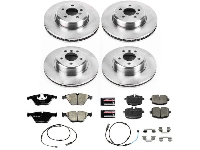 Front and Rear Brake Pad and Rotor Kit For BMW 640i xDrive Gran Coupe SK968NV - Image 1 of 1