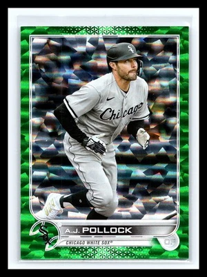 2022 Topps Update Series - A.J. Pollock #US204 Green Foil /499 - Image 1 of 2