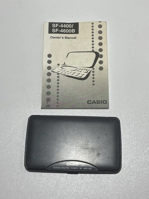 Casio Digital Diary SF-4600B 64KB  Electronic With Manual - Image 1 of 4