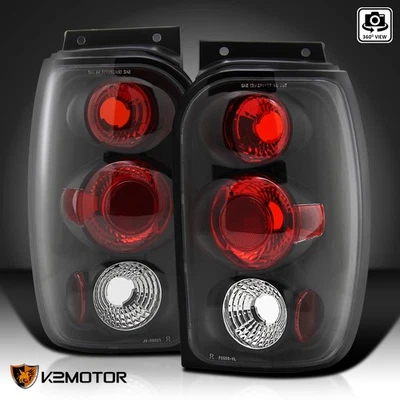 Black Fits 1998-2001 Ford Explorer Mercury Mountaineer Tail Lights Brake Lamps Foto 1 de 4