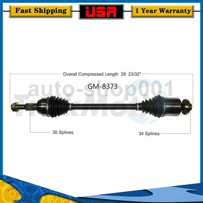 Eje delantero derecho CV eje articulado para Chevrolet Equinox AWD 3,4 L 2009 2008 Foto 1 de 2