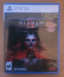 Diablo IV w Bonus Items Armor Mount PS5 Sony PlayStation 5 NEW SEALED Diablo 4 - Picture 1 of 2