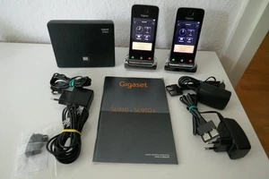 Teléfono Gigaset SL910A Duo - Teléfono inalámbrico - 2 móviles - con pantalla a color AB - Imagen 1 de 8