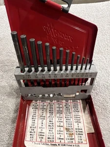 Snap-On 13 pc. Drill Bit Set.  DB113B Complete.   Sizes 1/16 - 1/4.  Pre-owned. - Picture 1 of 5