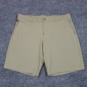 Lululemon Commission Shorts Men's 38 10" Inseam Beige Chino Performance - Picture 1 of 11