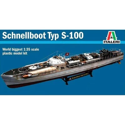 Modello Barca Schnellboot S-100 |ITALERI|5603| 1:35 Modello Carro Promozionale - Immagine 1 di 4