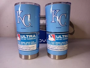 MLB Kansas City Royals KC Soft Cooler & 2 KC Tumblers Logobrands Boelter Brand - Picture 1 of 10