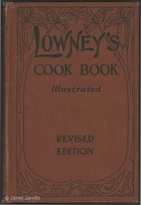 Vintage Cookbook Color Illustrations LOWNEYS COOK BOOK 1907 Maria Willett Howard - Foto 1 di 8