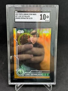 2023 Topps Chrome Star Wars Luke Skywalker Orange /25 SGC 10 - Bild 1 von 2