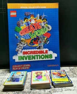 LEGO Create the World Incredible Inventions - ALBUM - Sainsbury's 2018 Complete