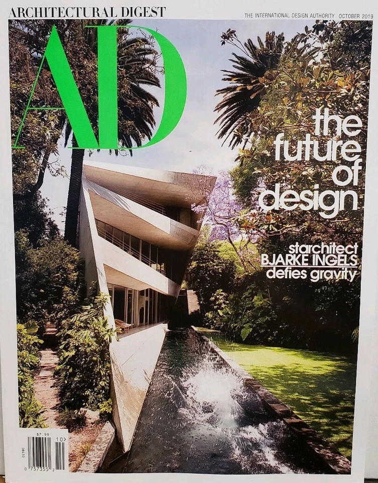 Architectural Digest Oct 2019 The Future of Design Bjarke IngelsFREE SHIPPING CB - Image 1 of 1