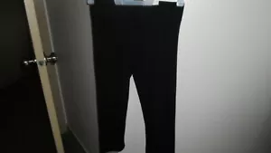 Leggings-cropped-Sonoma-small-black-midrise-Indonesia-cotton blend - Picture 1 of 7