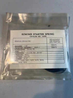 Nos AF muelle de retroceso para la mini serie Skil,husky, partner motosierra vintage e23 Foto 1 de 2