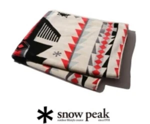 Coperta Snow Peak Grande Pendleton Collaborazione Beige 2022 Rara Giappone Nuova - Foto 1 di 8