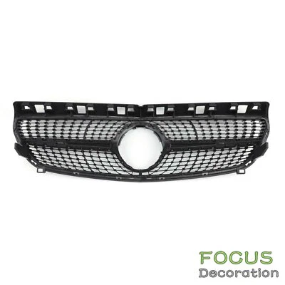 Parrilla de diamante diseño AMG para Mercedes Benz W117 CLA 180 200 250 2013-2016 Foto 1 de 4