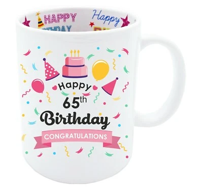 MAINLY MUGS 65th Birthday Gift Coffee Mug Present Idea For Her Woman Novelty Funny Keepsake