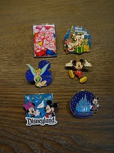 Lot Of 6 Disney Collectible Pins - Picture 1 of 8
