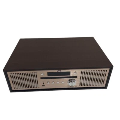 JVC NX-W30 Compact Stereo System AC100V Bluetooth Walnut Wood Cabinet CD FM USB  - Image 1 of 4