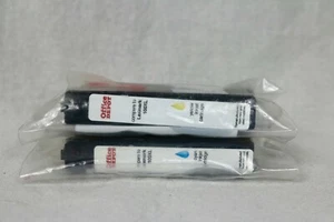 Office Depot Lexmark 100XL Cyan Yellow Remanufactured Cartridges NEW - Picture 1 of 2