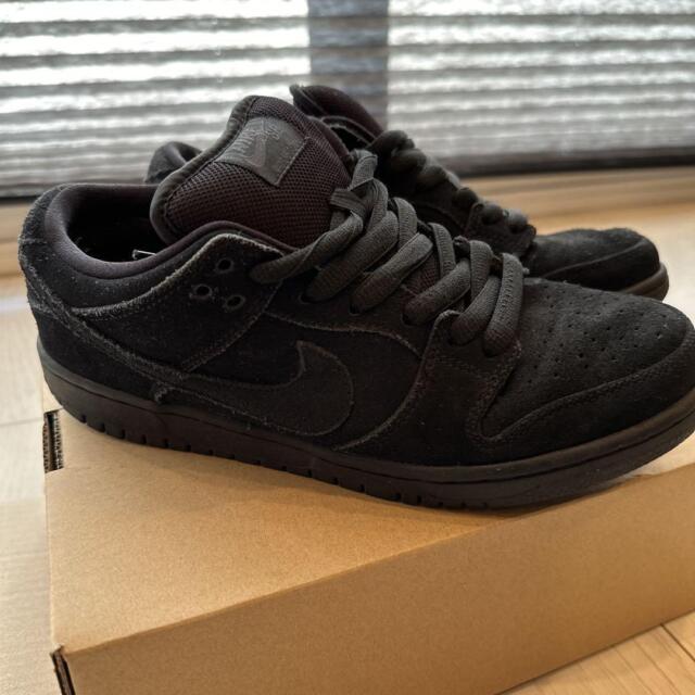 ですNIKE DUNK LOW PRO PREMIUM SB 27cm black