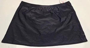 St. Johns Bay Women’s Size 8 Swim Skirt Bottoms Black - Picture 1 of 8