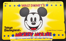 Telephone Card Japanese Tokyo Disneyland Mickey Mouse Used #31