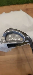 Ping ZING 2 Karsten Gold dot Sand Wedge Steel Shaft wedge flex good condition - Picture 1 of 9