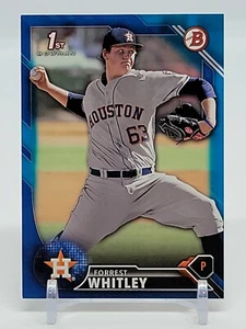 Forrest Whitley 2016 primer borrador de papel azul novato radiocontrol astros/150 - Imagen 1 de 11