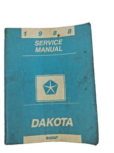 1988 Dodge Dakota Truck Service Manual, 2wd and 4wd pickups - Picture 1 of 5
