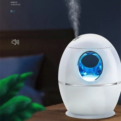 800ml Air Humidifier LED Night Light 16h Oil Diffuser 7 Colors Home Room Car USB - Image 1 of 4