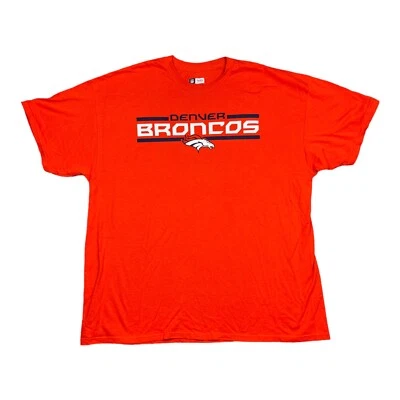 Camiseta para hombre Broncos naranja Denver manga corta cuello redondo 2XL NFL fanático del fútbol americano Foto 1 de 4