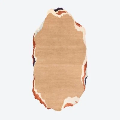 Hand-tufted Multi color rug for bedroom shaped rug Tufted rug 5x8 ft - Image 1 of 4