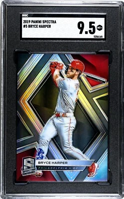 2019 Panini Spectra #5 Bryce Harper SGC 9.5 MINT+ - Image 1 of 2