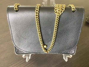 MADEWELL echt schwarz Leder Hand/Schultertasche Kettenriemen Neu mit Etikett Nordstrom - Bild 1 von 8