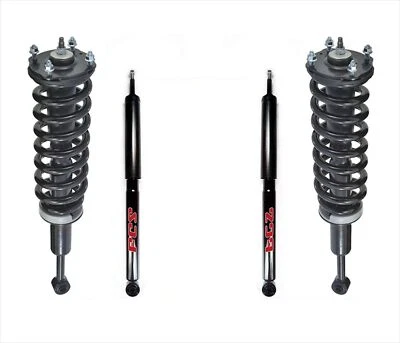 Front Complete Strut & Rear Shocks For 2007 2018 2019 2020 2021 Toyota Tundra - Image 1 of 4