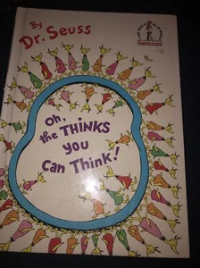 Dr Seuss Book: Oh,The Thinks You Can Think!1975 Hardback Edition - Picture 1 of 8