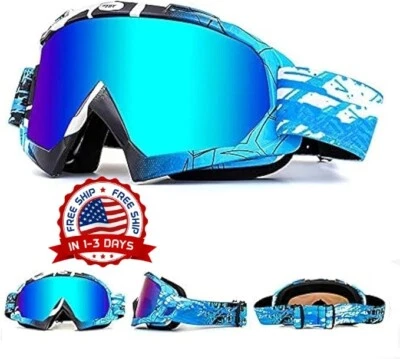 Gafas de Snowboard para hombre Lentes de esquí de montaña deporte moto de nieve Foto 1 de 4
