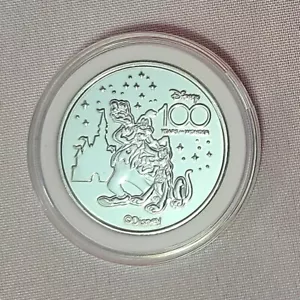 *Goofy Pluto Coin & Case* Disney Park 100 Years of Wonder Silver Metal Medallion - Picture 1 of 3