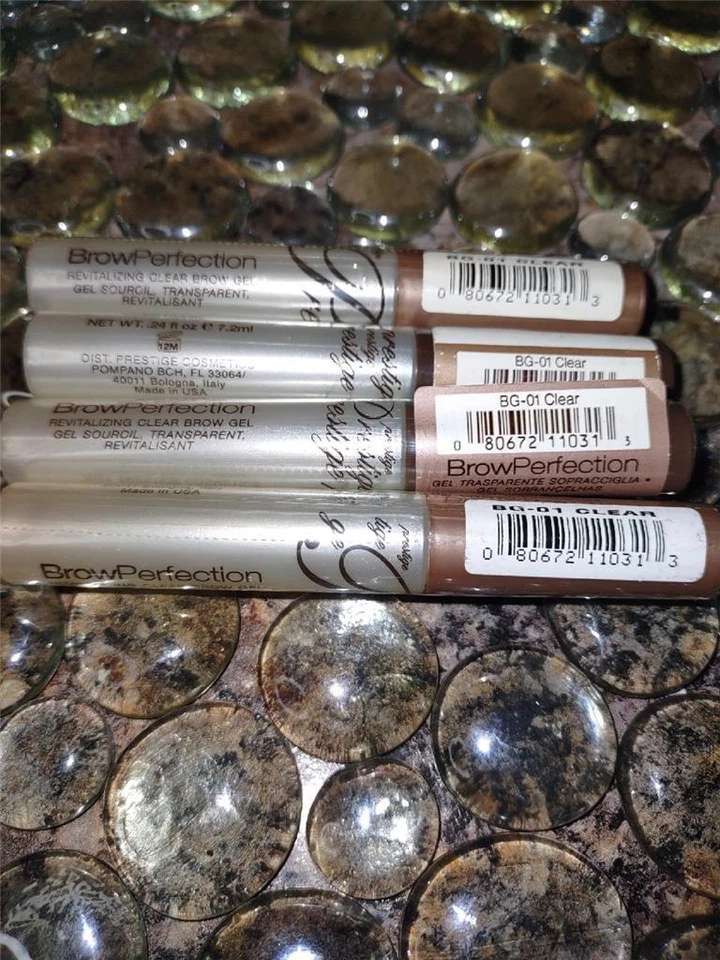 Lot Of 4 Prestige Brow Perfection CLEAR Brow Gel BG-01 Factory Sealed - Image 1 of 1