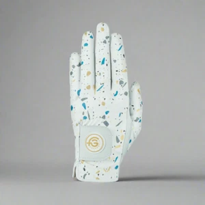 Terrazzo Golf Glove | Cabretta Leather & Colourful Prints | Motif Collection - Picture 1 of 12