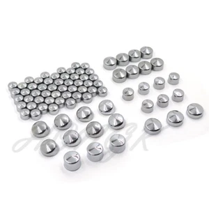 79pcs Chrome Caps Dress Kit for 99-16 Harley Big Twins Engine Full Bolt Covers - Picture 1 of 6