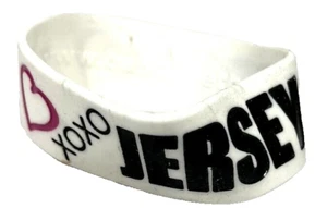 Band2gether Bandas Pulsera Goma Pulsera "Jersey Girl" XOXO (Paquete de 2) - Imagen 1 de 4