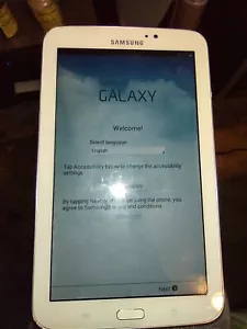 Samsung Galaxy Tab 3 7.0 SM-T217S 16GB White - Picture 1 of 7