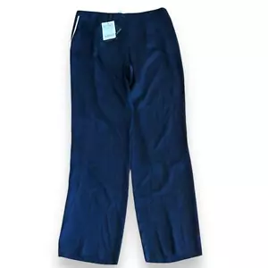 Marina Rinaldi Luxus High Rise Designer Hose Neu mit Etikett NEU Navy Blau Gr. 20 Straight - Bild 1 von 10