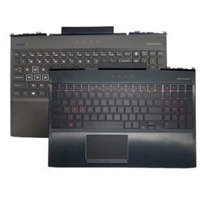 For HP Omen 15-DC 15-DC0005TX TPN-Q211 Palmrest White or Red Backlit Keyboard - Picture 1 of 10