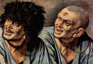 Oil painting head of a slave in two variants male portrait free shipping canvas - Picture 1 of 1