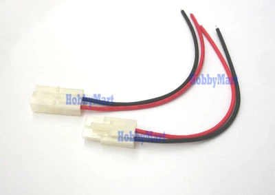 TAMIYA RC Toy Battery Connector Plug 1015 16AWG 150mm Male Female Cable 5 pairs - Image 1 of 3