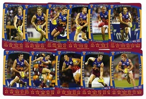 2011 TeamCoach BRISBANE Team Set plus Check List - Picture 1 of 1