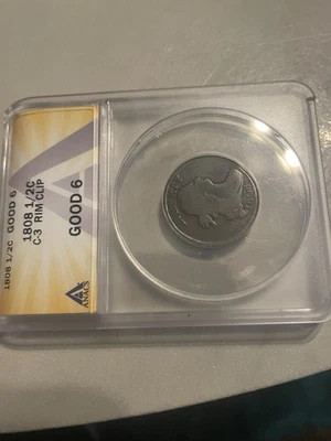 1808 Anacs Good 6 Rim Clip Half Cent Awesome Coin Check My Listings👀 - Image 1 of 4