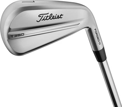 Titleist T350 4G 7-PW Iron Set Sr Graphite Mitsubishi Chemical MMT Red 65 Mint - Image 1 of 4